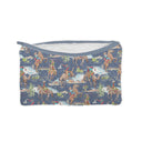 "All My Pants Are Sassy" Chambray Quilted Makeup Bag
