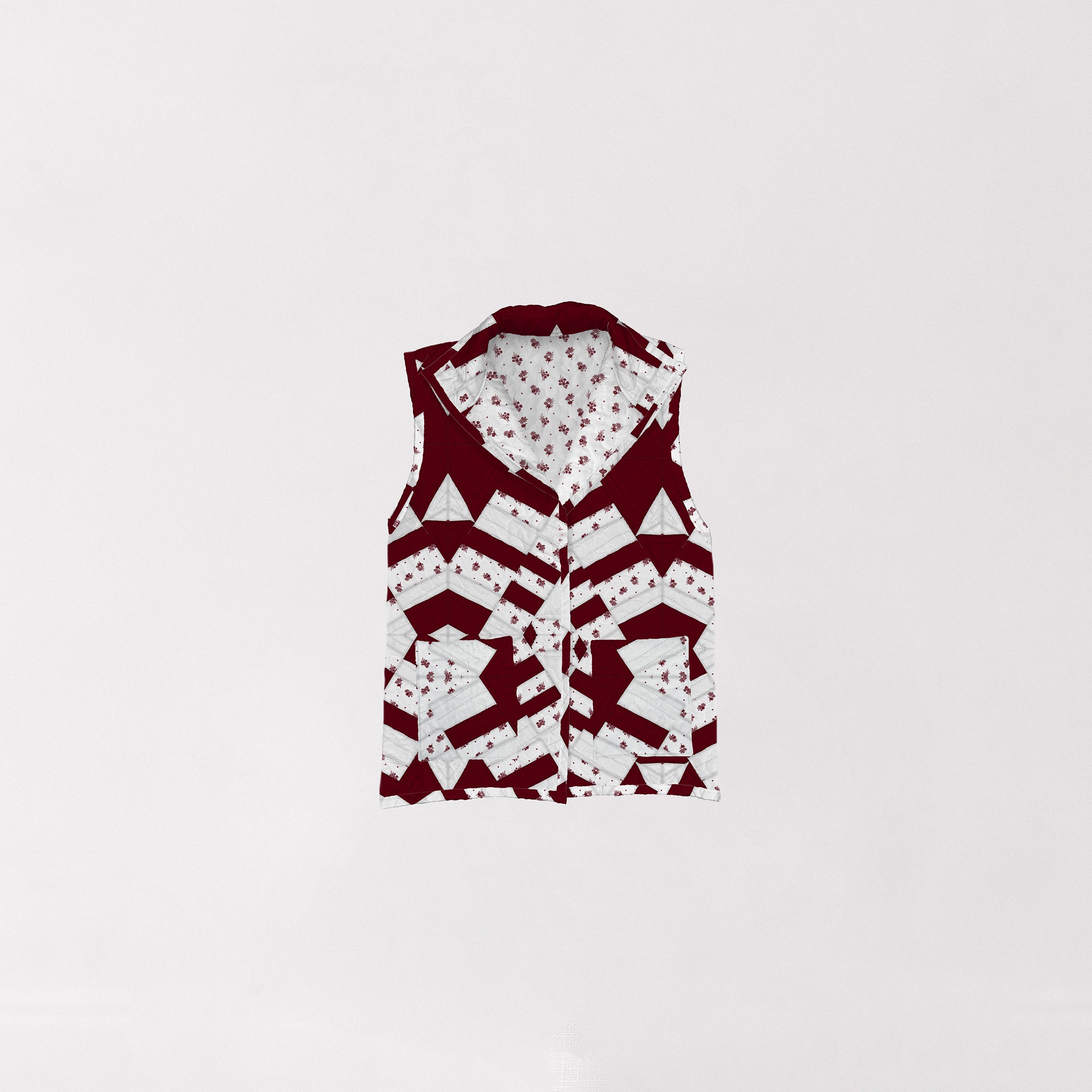 Gig Em Anabelle Patchwork Quilted Ruby Vest – Ida Mae Home