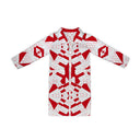 Anabelle Patchwork Red Quilted Duster