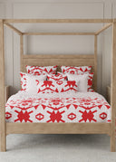 Anabelle Patchwork Red Quilt