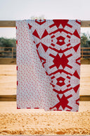 Anabelle Patchwork Red Quilt