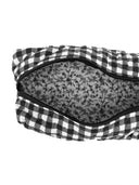 Anthia Gingham Black/White Hot Tools Bag