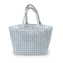 Anthia Gingham Blue Quilted Handbag