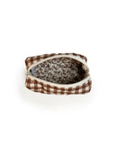 Anthia Gingham Brown Small Tools Bag