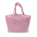Anthia Gingham Fuchsia Quilted Handbag
