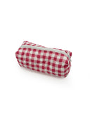 Anthia Gingham Fuchsia Quilted Hot Tools Bag
