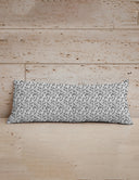 Anthia Gingham Black/White Oblong 14"x33" Pillow