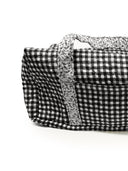Anthia Gingham Black/White Weekender Duffle Bag