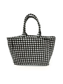 Anthia Gingham Black/White Handbag