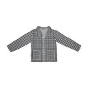 Anthia Gingham Black/White Quilted Jacket
