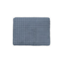 Anthia Gingham Navy Quilted Pet Bed