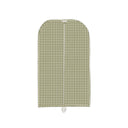 Anthia Gingham Olive/Linen Quilted Garment Bag