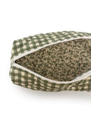 Anthia Gingham Olive/Linen Hot Tools Bag