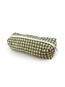 Anthia Gingham Olive/Linen Hot Tools Bag