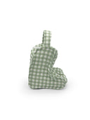 Anthia Gingham Sage Quilted Boot Bag