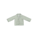 Anthia Gingham Sage Youth Quilted Snap Jacket