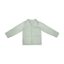Anthia Gingham Sage Quilted Jacket