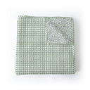 Anthia Gingham Sage Baby Blanket