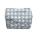 Anthia Gingham Blue Quilted Makeup Bag