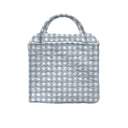 Anthia Gingham Blue Quilted Handbag