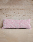 Anthia Gingham Fuchsia Quilted Oblong 14"x33" Pillow