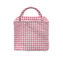 Anthia Gingham Fuchsia Quilted Handbag