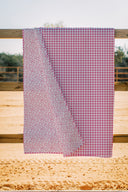 Anthia Gingham Fuchsia Quilt