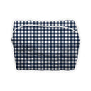 Anthia Gingham Navy Quilted Makeup Bag