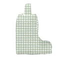 Anthia Gingham Sage Quilted Boot Bag