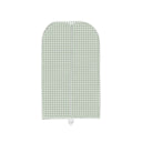 Anthia Gingham Sage Quilted Garment Bag