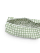 Anthia Gingham Sage Quilted Hot Tools Bag