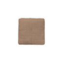 Anthia Gingham Brown Quilted Pet Bed