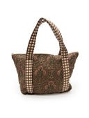 Erin & Ben Co. Arielle Brown Zipper Tote Bag