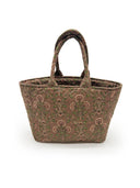 Erin & Ben Co. Arielle Brown Quilted Handbag