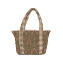 Erin & Ben Co. Arielle Brown Zipper Tote Bag