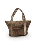 Erin & Ben Co. Arielle Brown Zipper Tote Bag