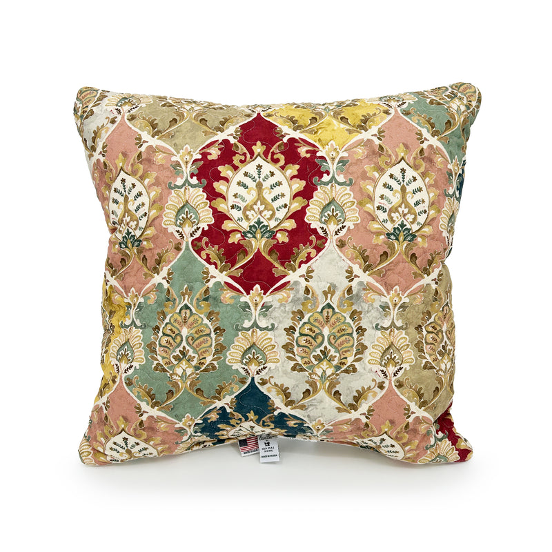 Erin & Ben Co. Athena Multi Quilted 20" Pillow