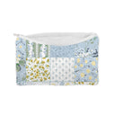 "Battle of Wits" Blue Quilted Makeup Bag
