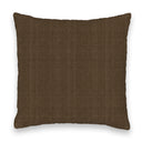 Bella Hide Brown Quilted 20" Pillow
