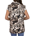 Bella Hide Brown Quilted Ruby Vest