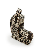 Bella Hide Brown Quilted Boot Bag