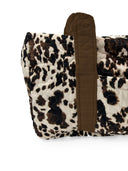 Bella Hide Brown Quilted Weekender Duffle Bag