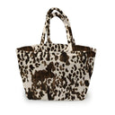 Bella Hide Brown Quilted Handbag