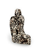 Bella Hide Brown Quilted Boot Bag