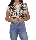 Bella Hide Brown Quilted Tara Vest