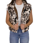 Bella Hide Brown Quilted Cate Vest