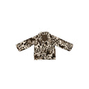 Bella Hide Brown Youth Quilted Snap Jacket