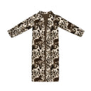 Bella Hide Brown Quilted Maxi Coat *Web Exclusive*