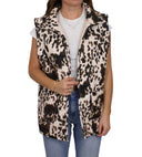 Bella Hide Brown Quilted Ruby Vest