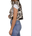 Bella Hide Brown Quilted Tara Vest